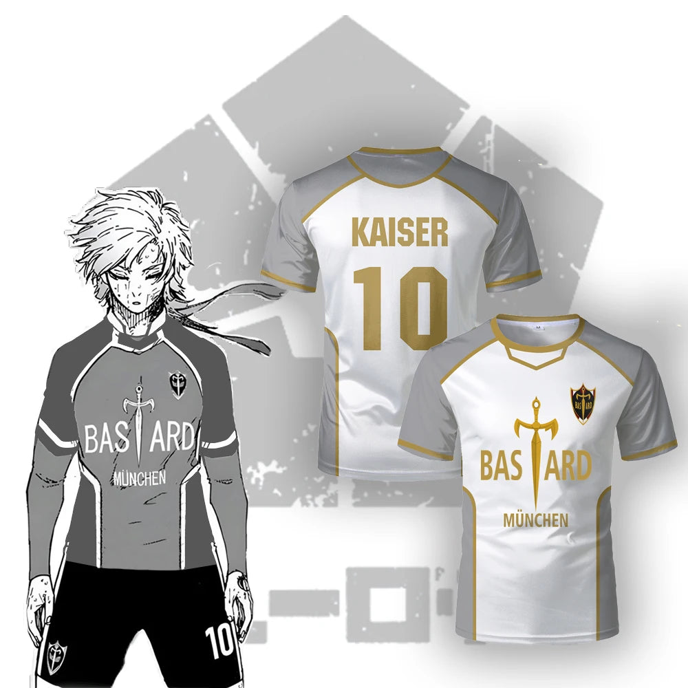 Blue Lock-Inspired Bastard München Jersey (White)