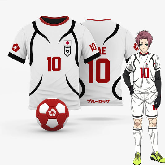 Blue Lock-Inspired Japan U-20 Jersey (White)