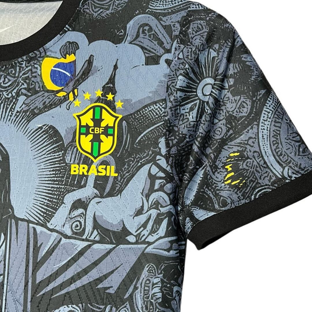 Brazil “Jesus Christ the Redeemer” 24/25 Special Edition Jersey – Official Brazil Kit