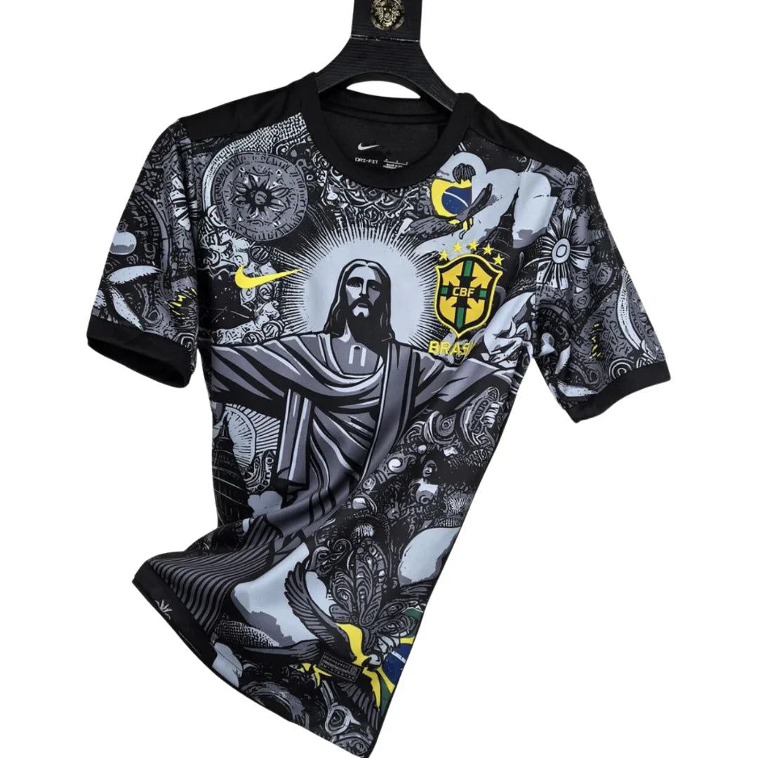 Brazil “Jesus Christ the Redeemer” 24/25 Special Edition Jersey – Official Brazil Kit